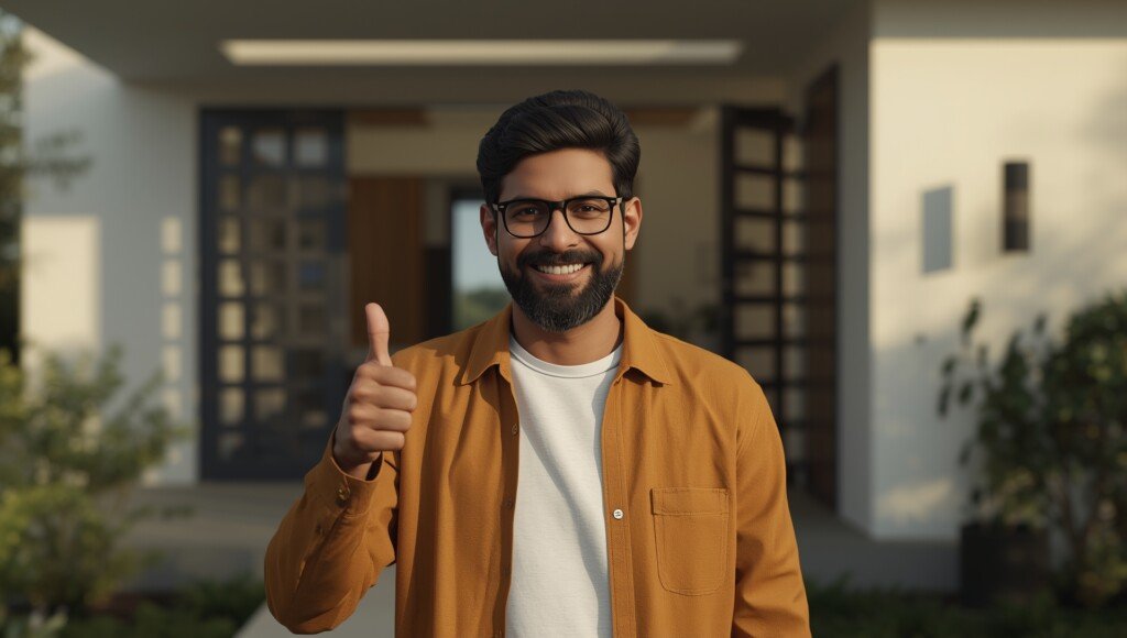 Lucid_Origin_Ultrarealistic_image_of_a_happy_Indian_customer_s_