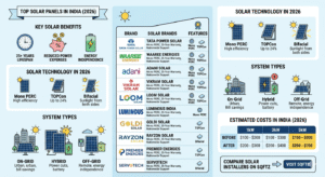 Best Solar panels in india (2026)